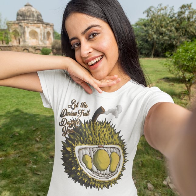 Camiseta A Fruta divina de Durian: Deixe a Fruta falar (Criador carregado)