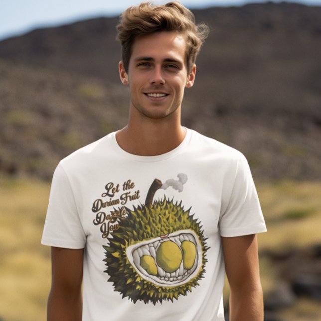 Camiseta A Fruta divina de Durian: Deixe a Fruta falar (Criador carregado)