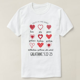 Camiseta A fruta do Espírito, amor, alegria, paz 2024