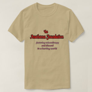 Camiseta a fundação do anátema