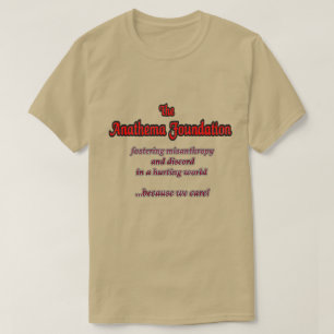 Camiseta a fundação do anátema