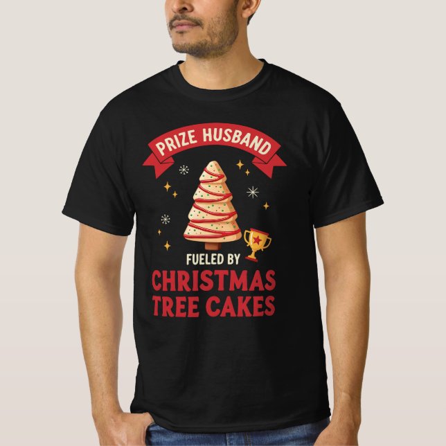 Camiseta A funny holiday tribute to trophy husbands fueled (Frente)