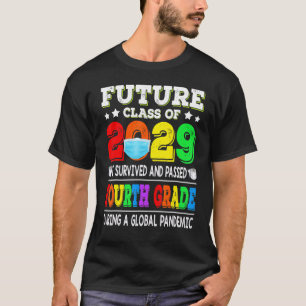 Camiseta A Futura Classe De 2028 2029 Volta À Máscara Da Es