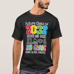 Camiseta A Futura Classe De 2032 I De Licenciatura Escolar