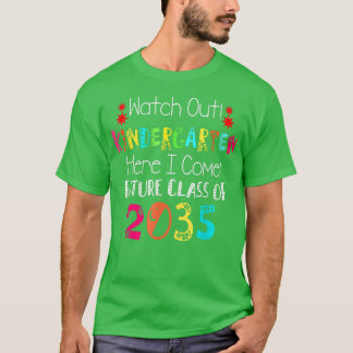 Camiseta A Futura Classe De 2035 Assista Ao Jardim De Infân