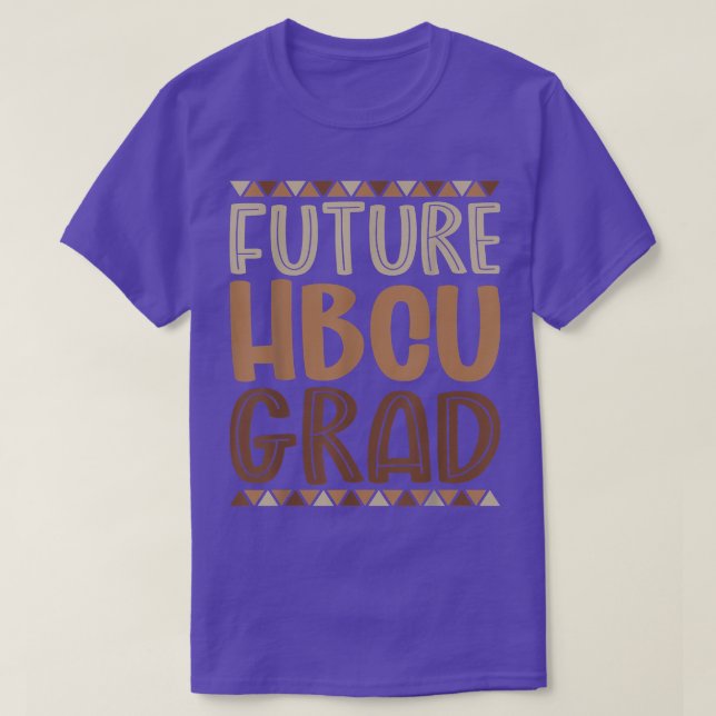 Camiseta A futura HBCU - História do Formando Black College (Frente do Design)