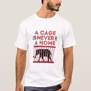 Camiseta A Gaiola Anti Zoo A Nunca Pode Ser Uma Página Ini