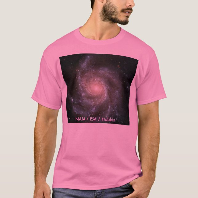 Camiseta A galáxia do Pinwheel, NASA/ESA/Hubble (Frente)