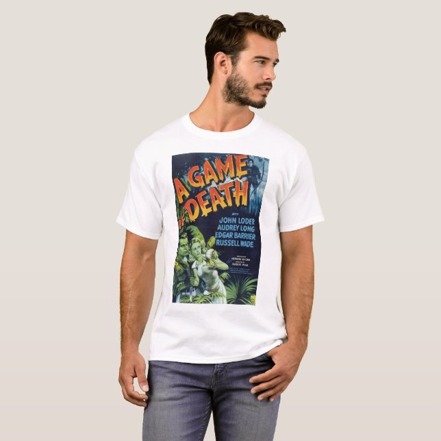 Camiseta A Game, vintage movie poster (Frente Completa)