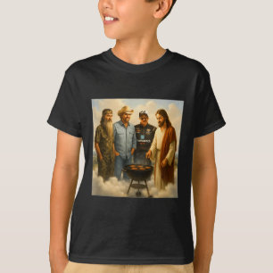 Camiseta A Gangue Real Se Encontra No Céu Phil Funny Meme B