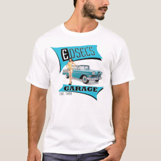 Camiseta A garagem de Edsel no azul