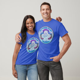 Camiseta A garganta Chakra - Símbolo Abundance