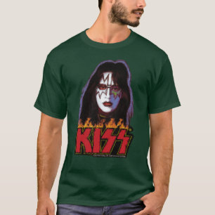 Camiseta A garota estilizada de pintura antiga O Spaceman