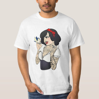 Camiseta A garota voga piada bonita