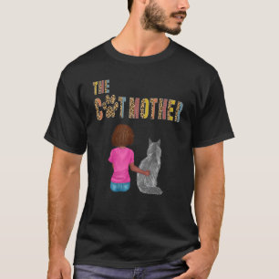 Camiseta A Gata Mãe Maine Coon Gata Mãe Mamãe