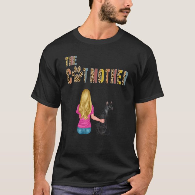 Camiseta A Gata Mãe Sphynx Gatinho Gata Mãe (Frente)