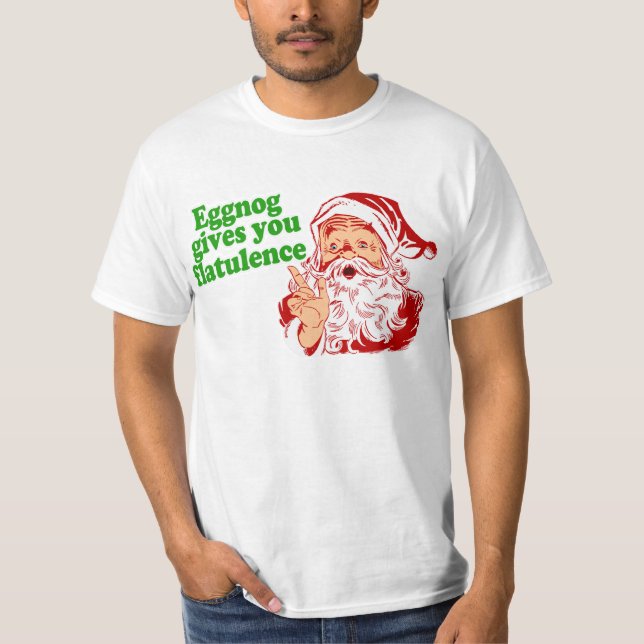 Camiseta A gemada faz o papai noel Fart (Frente)