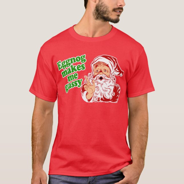 Camiseta A gemada faz o papai noel Fart (Frente)
