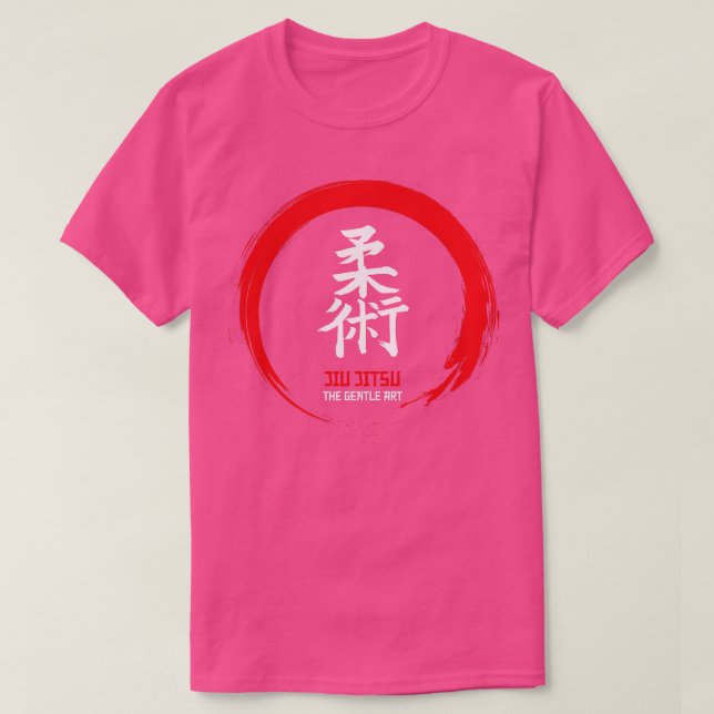 Camiseta A gentil arte Jiu jitsu (Frente do Design)