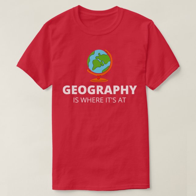 Camiseta A Geografia É Onde Está (Frente do Design)