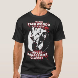 Camiseta A gestão da raiva do toAvoid de Taekwondo