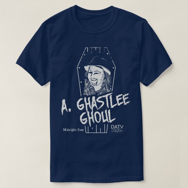 Camiseta A Ghastlee Ghoul (Frente do Design)