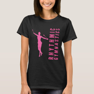 Camiseta A Ginástica Rítmica Desenvolve Um Ginasta Com Pilh