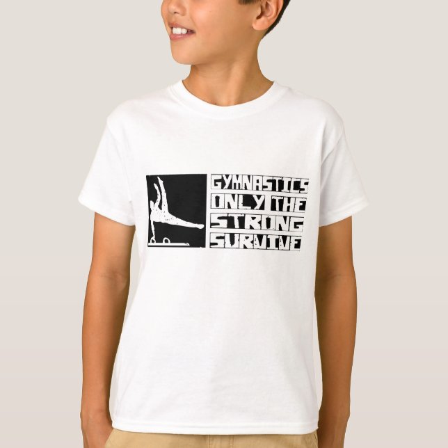 Camiseta A ginástica sobrevive (Frente)