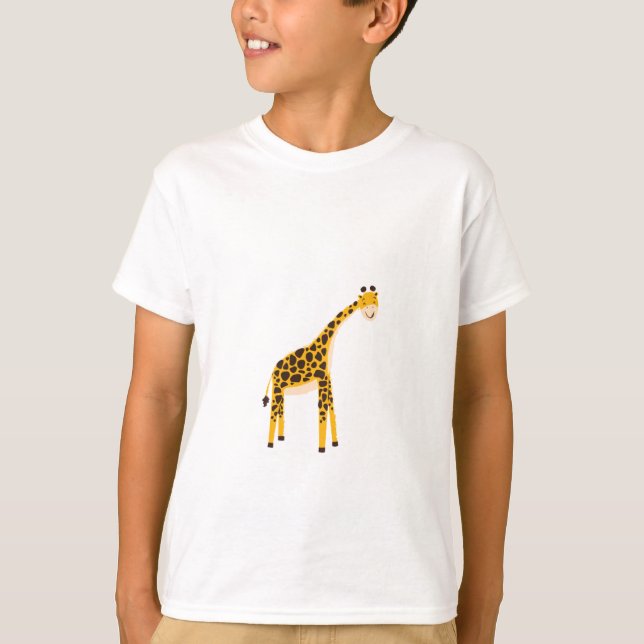 Camiseta a girafa tão fofa (Frente)