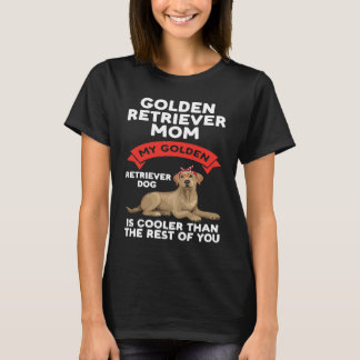 Camiseta a golden retriever mom my golden retriever
