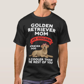Camiseta a golden retriever mom my golden retriever