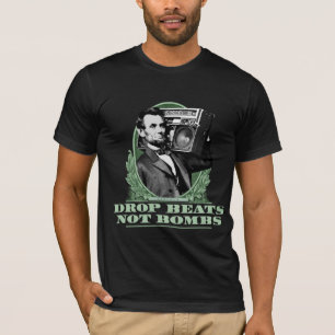 Camiseta A gota bate não citações de Abe Lincoln das bom