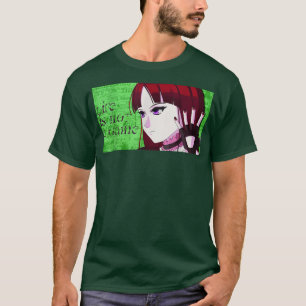 Camiseta A Gótica e Emo Grave Garota de Animação Não é um J