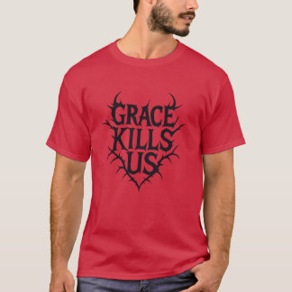 Camiseta A graça nos mata banda familiar