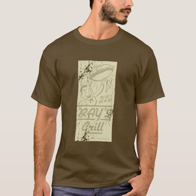 Camiseta A GRADE do RAIO (você não pode bater minha carne) (Frente)