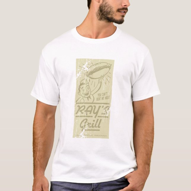 Camiseta A GRADE do RAIO (você não pode bater minha carne) (Frente)