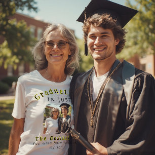 Camiseta A graduação é apenas o começo Orgulhosa Citação