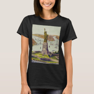 Camiseta A Grande Estátua de Bartholdi, Estátua da Liberdad