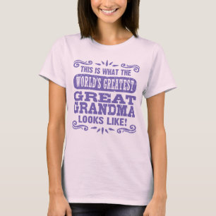 Camiseta A grande grande avó do mundo