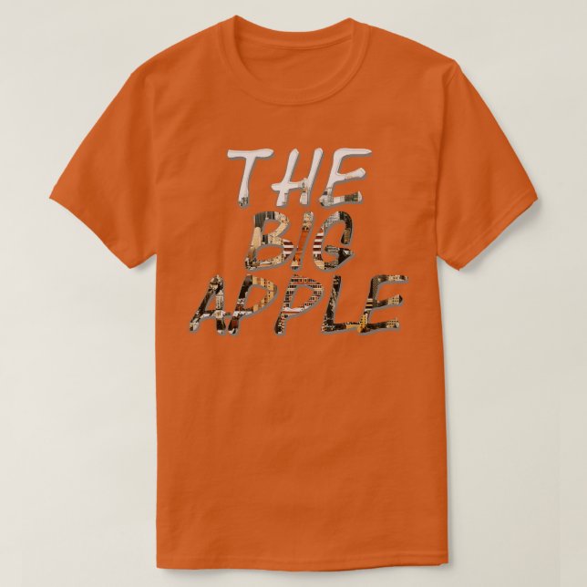 Camiseta A Grande Maçã (Frente do Design)