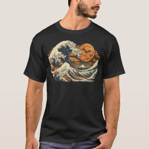 Camiseta A Grande Onda ao largo de Kanagawa Halloween