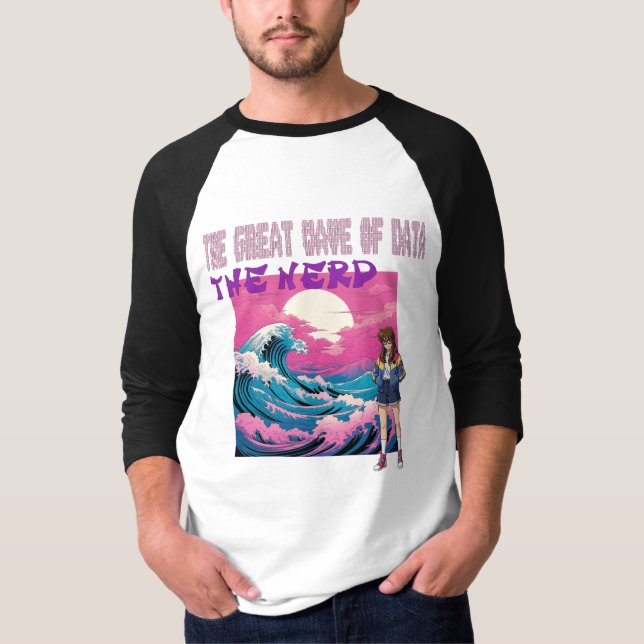 Camiseta A Grande Onda de Dados (Frente)