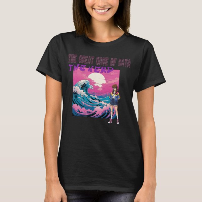 Camiseta A Grande Onda de Dados (Frente)