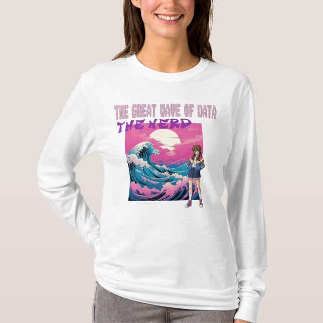 Camiseta A Grande Onda de Dados (Frente)