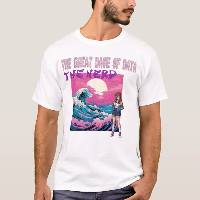 Camiseta A Grande Onda de Dados (Frente)
