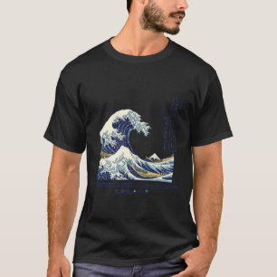 Camiseta A Grande Onda de Kanagawa Arte Japonesa
