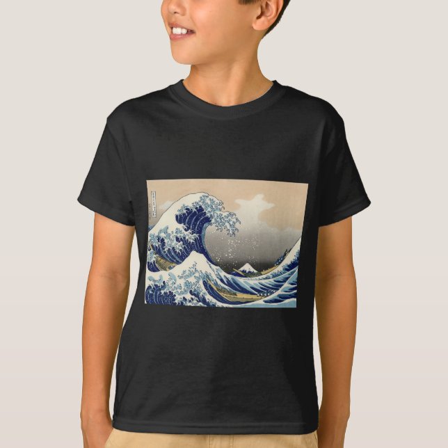 Camiseta A grande onda fora de Kanagawa (Frente)