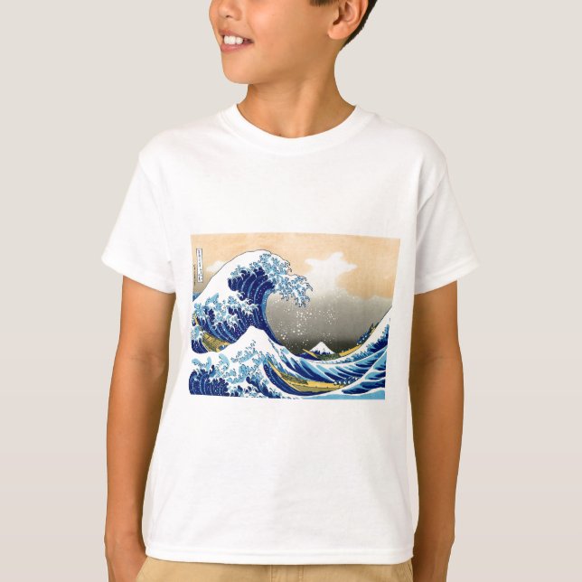 Camiseta A grande onda - Hokusai (Frente)