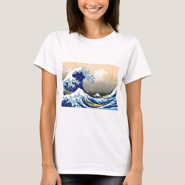 Camiseta A grande onda - Hokusai (Frente)