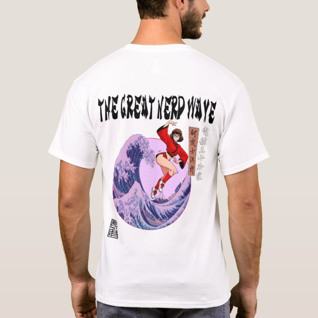 Camiseta A Grande Onda Nerd (Verso)